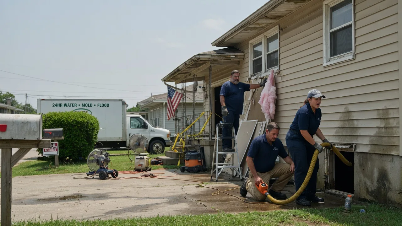 Water Damage Repair in New London, NC near me